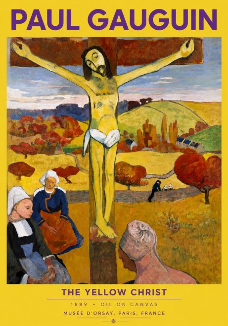 Paul Gauguin The Yellow Christ No4 - Poster