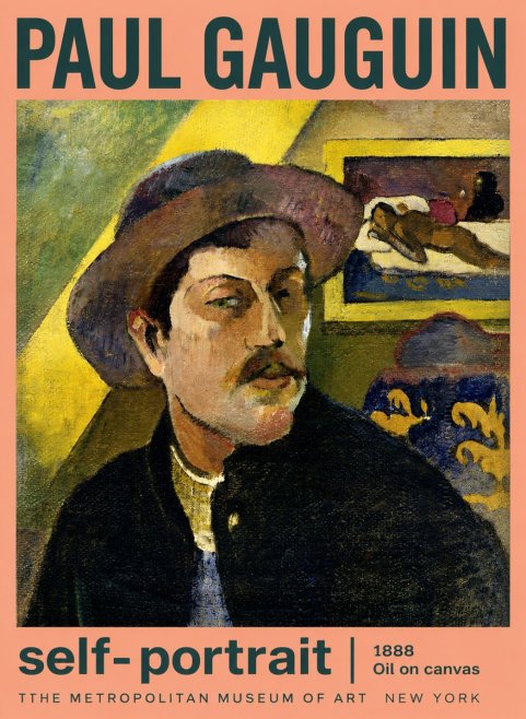 Paul Gauguin Self-portrait II No3 - Poster