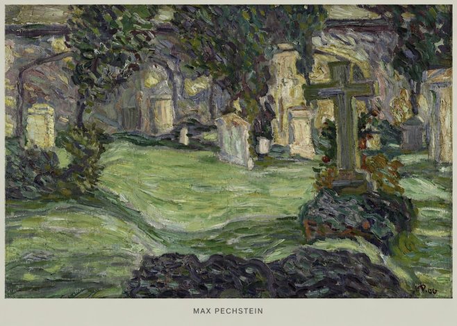 Max Pechstein Cemetery No5 - Poster