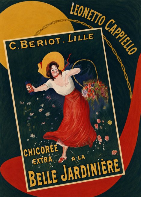 Leonetto Cappiello Chicorée Extra a La Belle Jardinière No6 - Poster