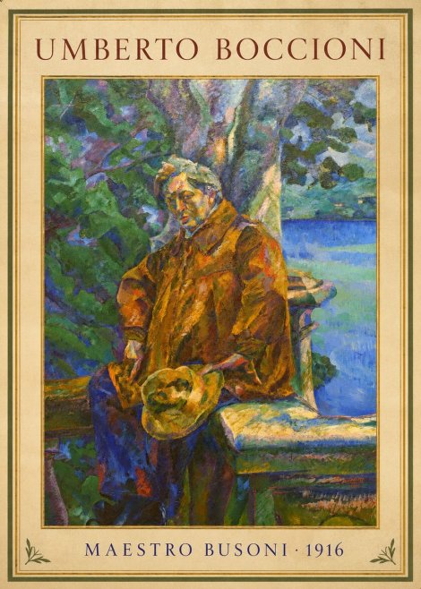 Umberto Boccioni Maestro Busoni No2 - Poster
