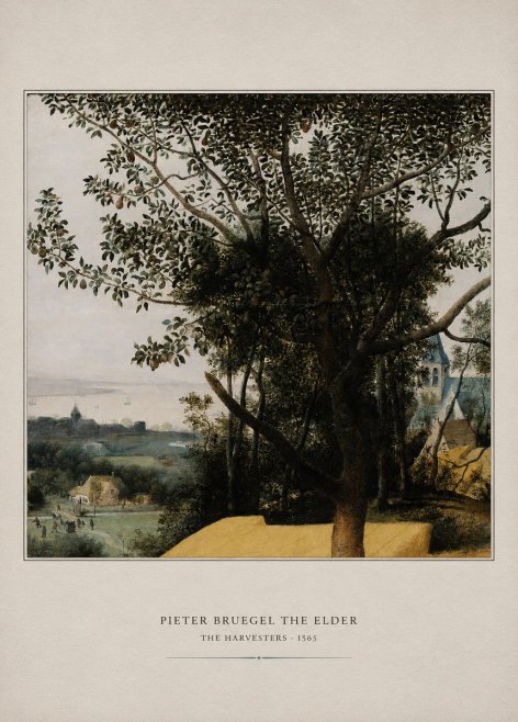 Pieter Bruegel The Harvesters III No5 - Poster