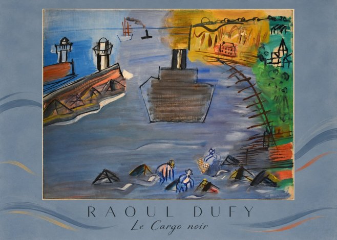 Raoul Dufy Le Cargo Noir No5 - Poster