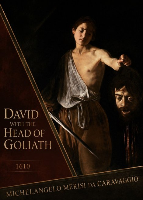 Michelangelo Merisi da Caravaggio David with the Head of Goliath III No2 - Poster