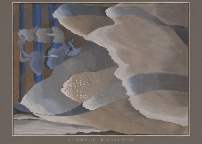 Arthur Dove Reaching Waves No6 - Poster