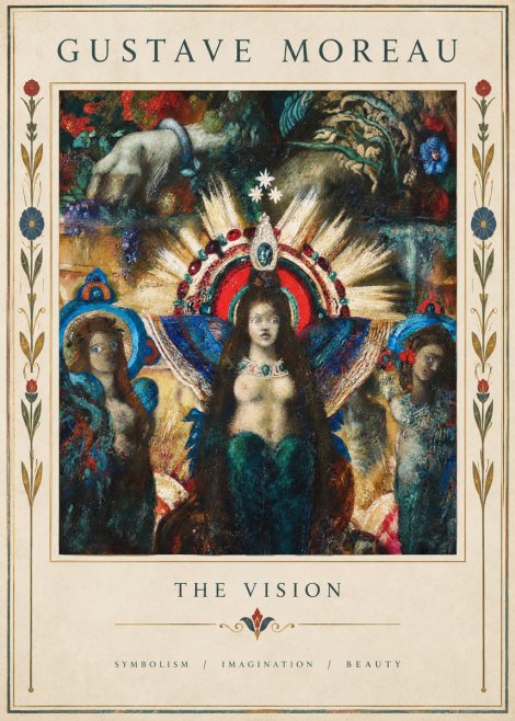 Gustave Moreau L'apparition I No5 - Poster