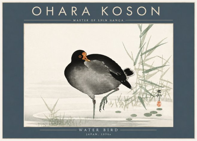 Ohara Koson Water Bird No5 - Poster