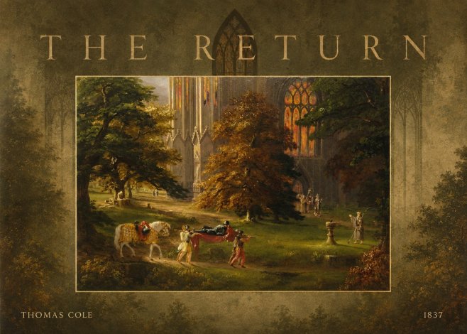 Thomas Cole The Return II No3 - Poster