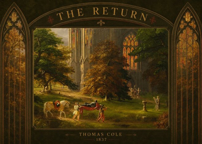 Thomas Cole The Return II No6 - Poster