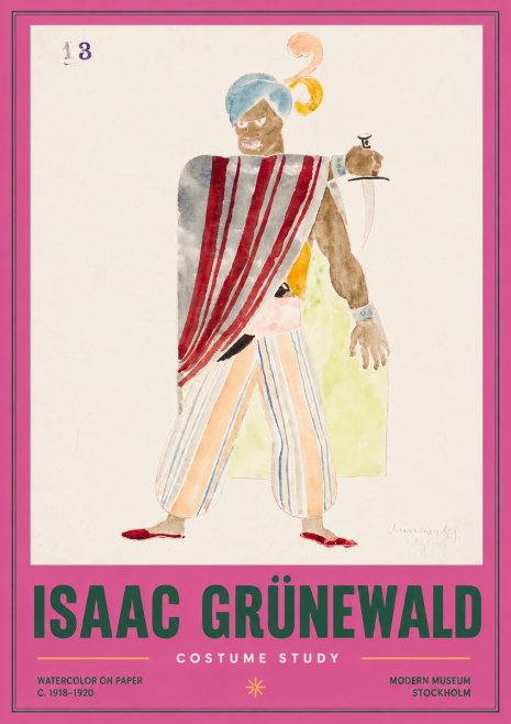 Isaac Grünewald Costume Study III No3 - Poster