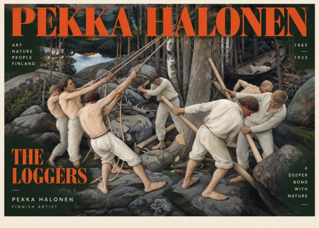 Pekka Halonen The Loggers No2 - Poster