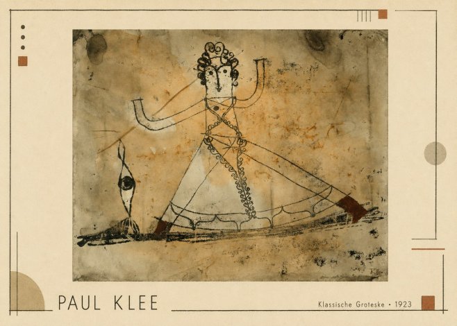 Paul Klee Klassische Groteske No1 - Poster