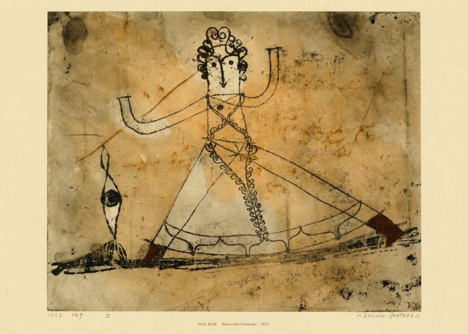 Paul Klee Klassische Groteske No5 - Poster