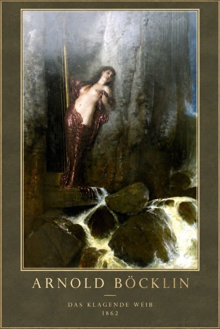 Arnold Böcklin Das Klagende Weib No1 - Poster