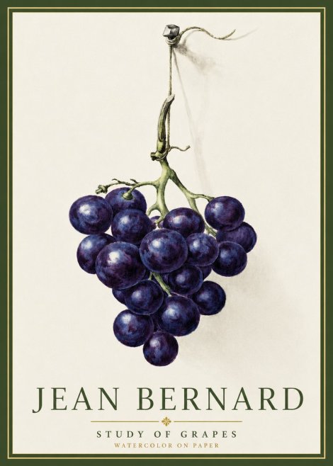 Jean Bernard Grapes No5 - Poster