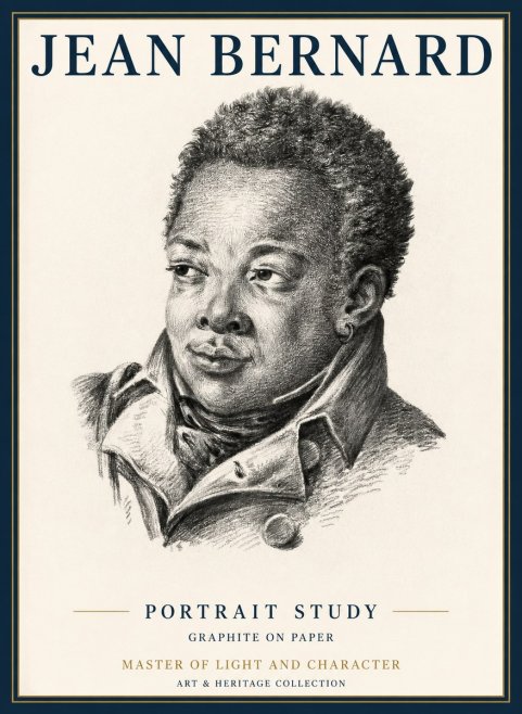 Jean Bernard Portrait Study V No2 - Poster