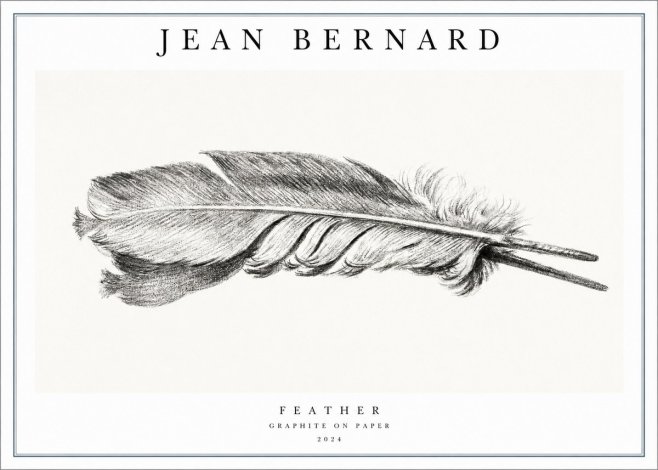 Jean Bernard Feather No1 - Poster
