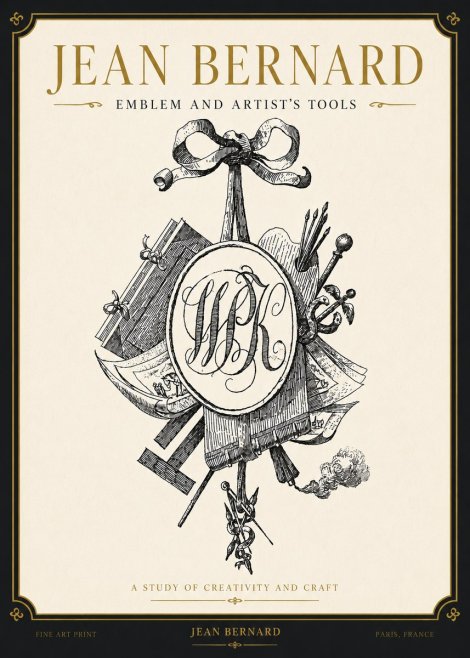 Jean Bernard Still Life with Monogram No4 - Poster