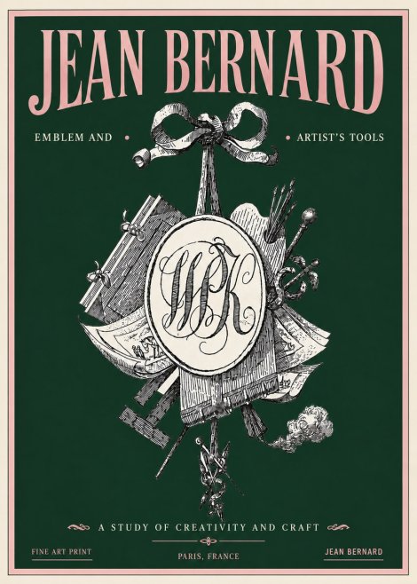 Jean Bernard Still Life with Monogram No5 - Poster