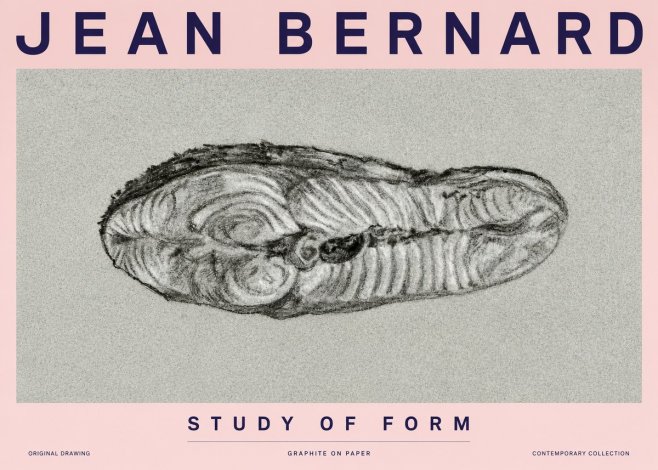 Jean Bernard Study of Form I No3 - Poster