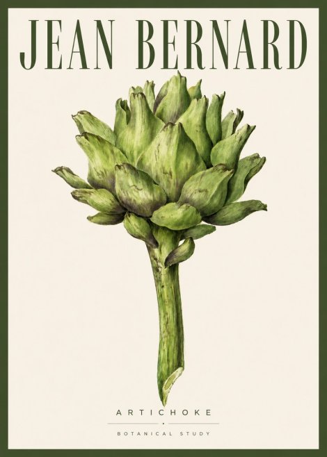 Jean Bernard Green Artichoke No5 - Poster