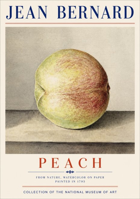 Jean Bernard Peach No4 - Poster