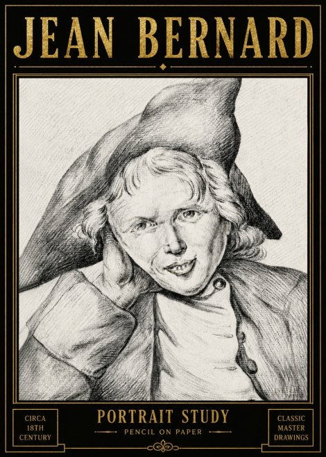 Jean Bernard Portrait Study VII No6 - Poster