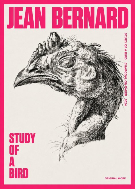 Jean Bernard Study of Form II No6 - Poster