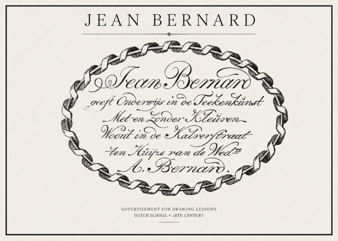 Jean Bernard Jean Bernard - Teacher of the Art of Drawing No2 - Poster