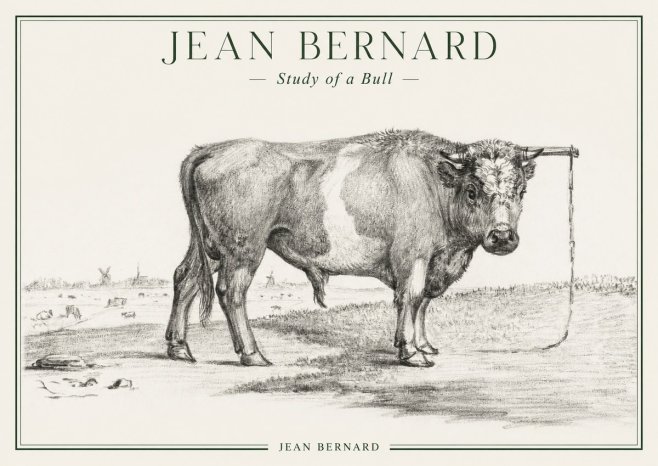 Jean Bernard Study of a Bull III No1 - Poster