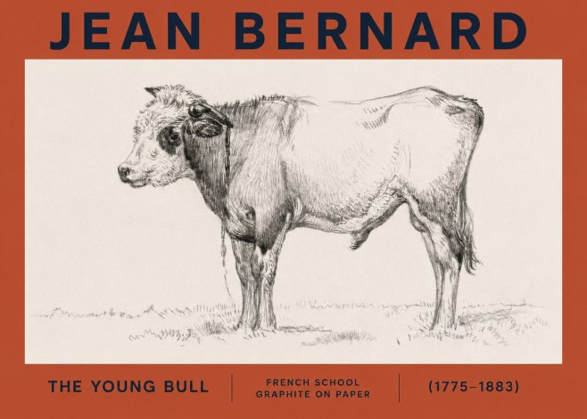 Jean Bernard The Young Bull No2 - Poster