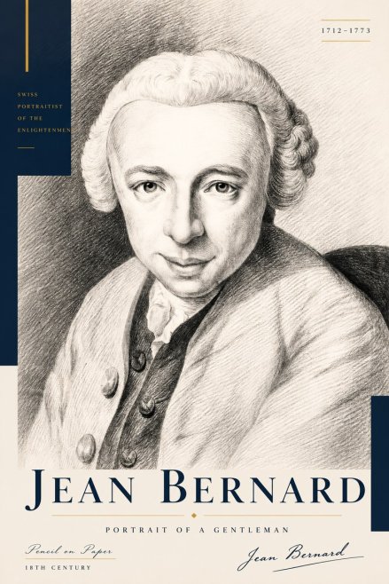 Jean Bernard Portrait of a Gentleman I No3 - Poster