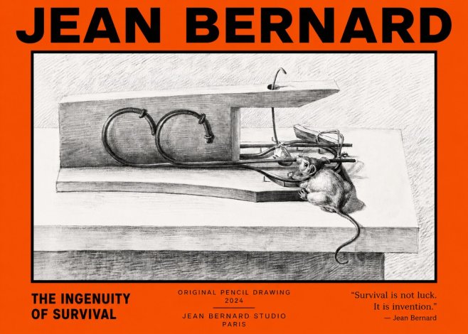 Jean Bernard The Ingenuity of Survival No2 - Poster