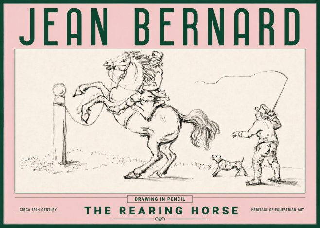 Jean Bernard The Rearing Horse I No4 - Poster