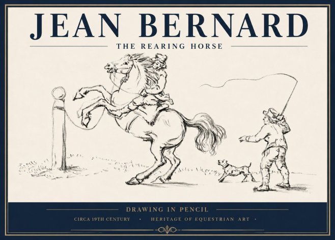 Jean Bernard The Rearing Horse I No5 - Poster