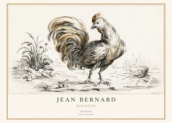 Jean Bernard Rooster No1 - Poster