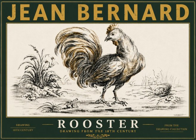 Jean Bernard Rooster No5 - Poster