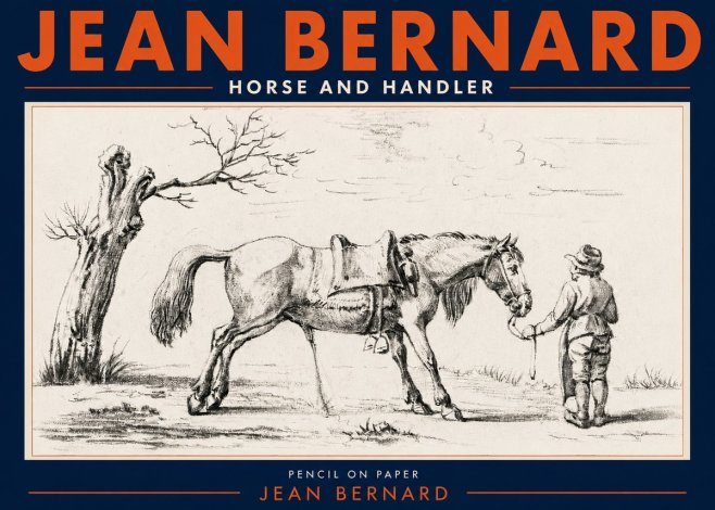 Jean Bernard Horse and Handler No4 - Poster