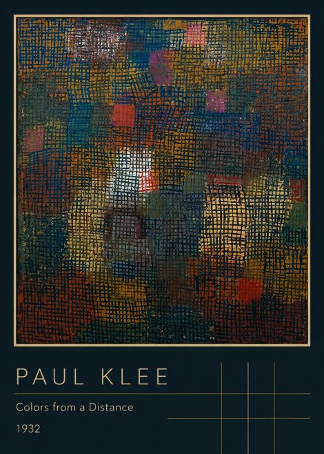 Paul Klee Colors from a Distance No2 - Poster
