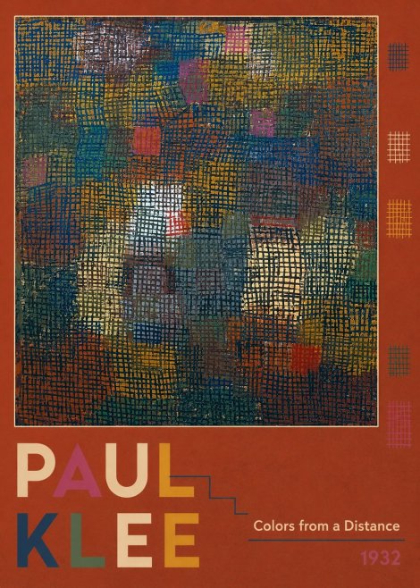 Paul Klee Colors from a Distance No3 - Poster