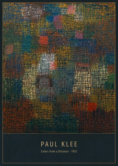 Paul Klee Colors from a Distance No5 - Poster