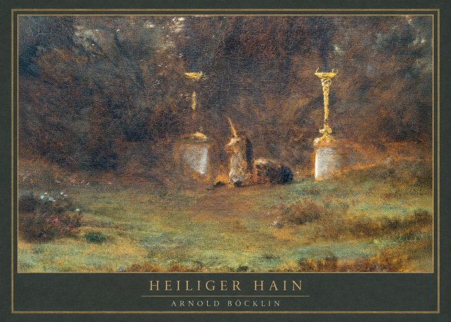 Arnold Böcklin Heiliger Hain No1 - Poster