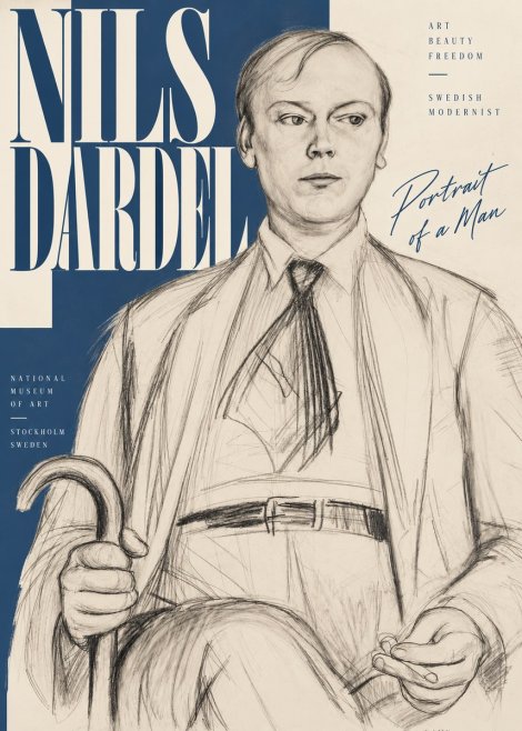 Nils Dardel Portrait of a Man No2 - Poster