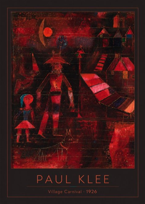 Paul Klee Village Carnival No4 - Poster
