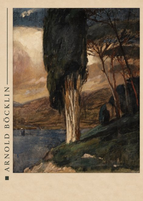 Arnold Böcklin Villa by the Sea II No4 - Poster