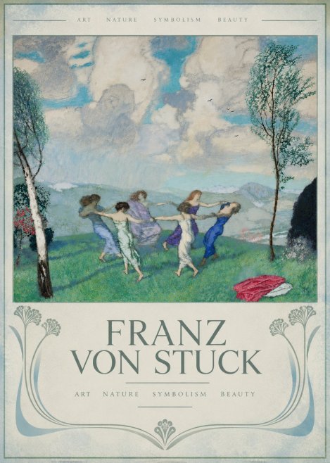 Franz von Stuck Spring Dance No6 - Poster