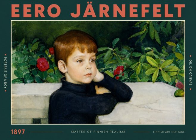 Eero Järnefelt Portrait of a Boy No2 - Poster