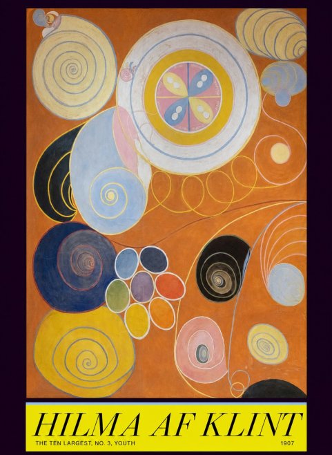 Hilma af Klint The Ten Largest, No. 3, Youth No6 - Poster