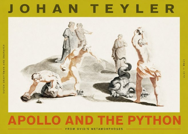 Johan Teyler Apollo and the Python No2 - Poster