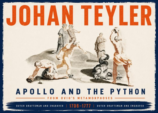 Johan Teyler Apollo and the Python No6 - Poster
